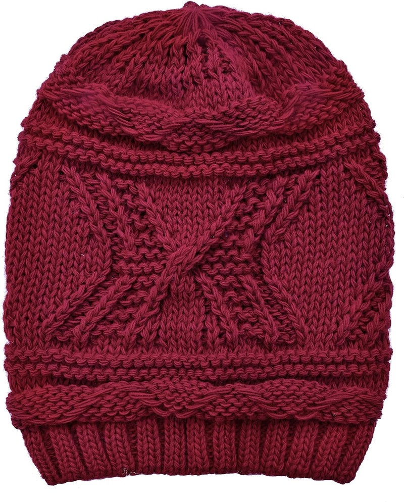 Lilax Knit Slouchy Oversized Soft Warm Winter Beanie Hat - Image 4